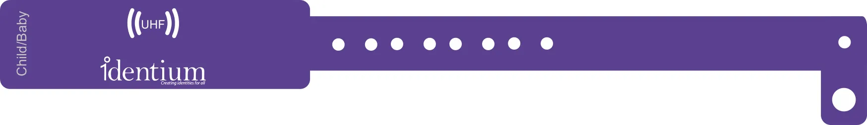 disposable RFID hospital wristband for child patient tracking
