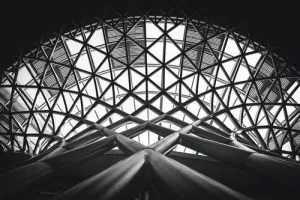 Steel infrastructure construction site using RFID component identification