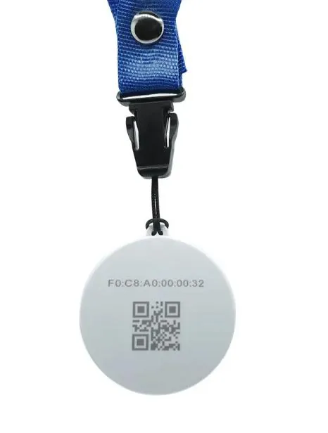 ID-BLE-W16 wearable lanyard beacon