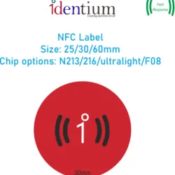 PRINTED NFC INLAY/LABEL